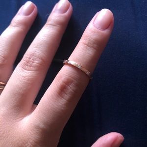 14k Solid Rose Gold Ring